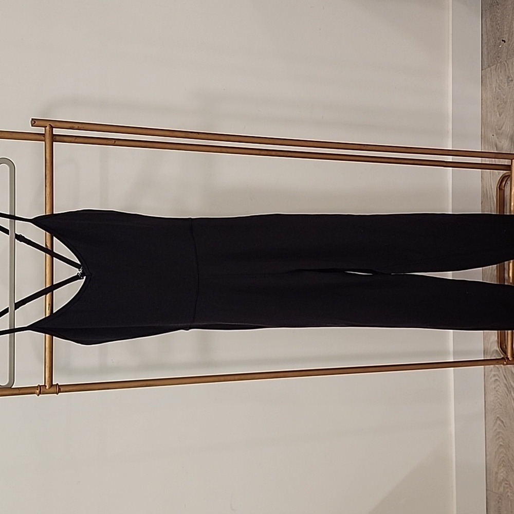 Old Navy active Black charcoal Strappy Jumpsuit
